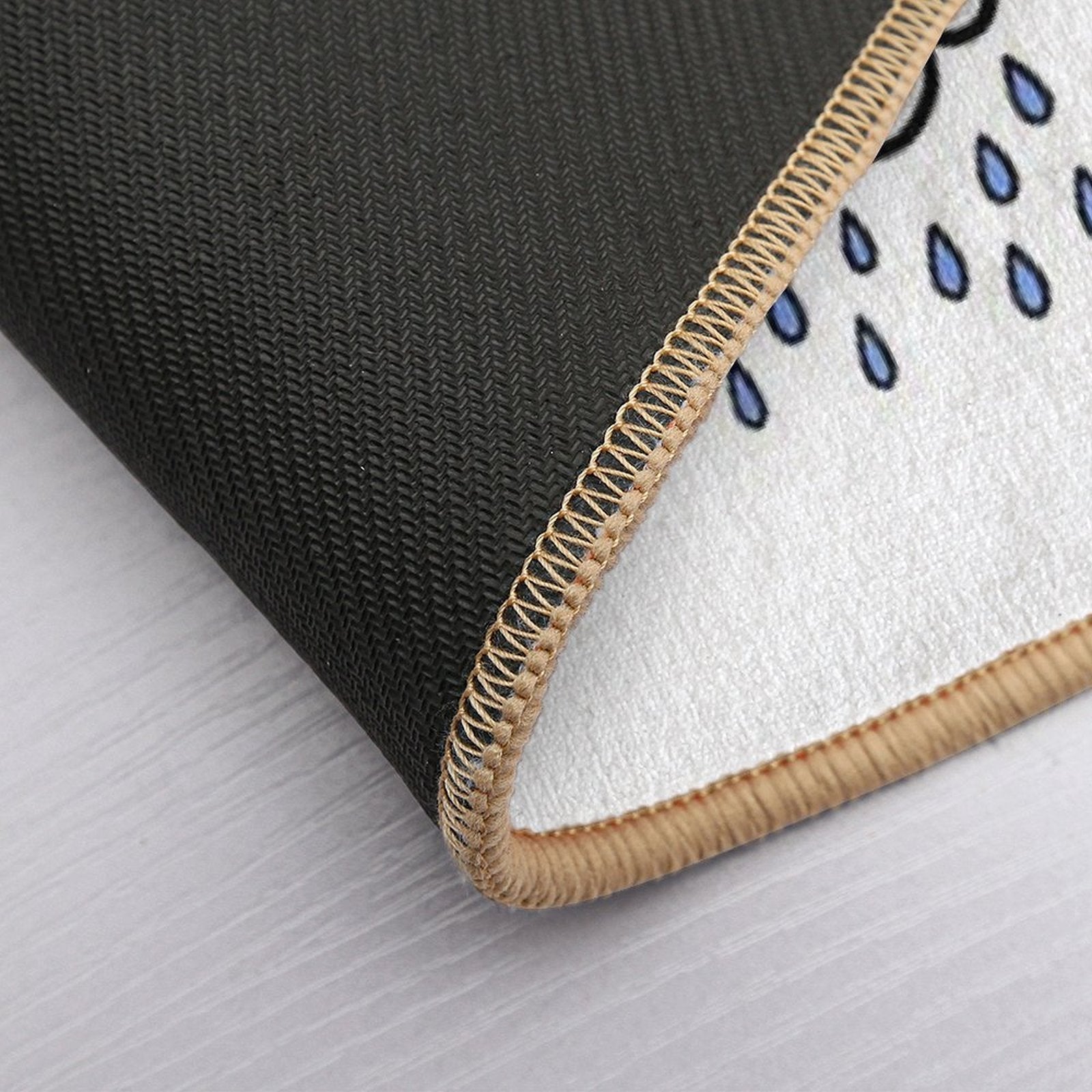 Rainbow Above The Clouds  Dirt-Trapping Bath Mat