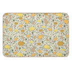 Capybaras in Gold  Easy To Clean Bath Mat