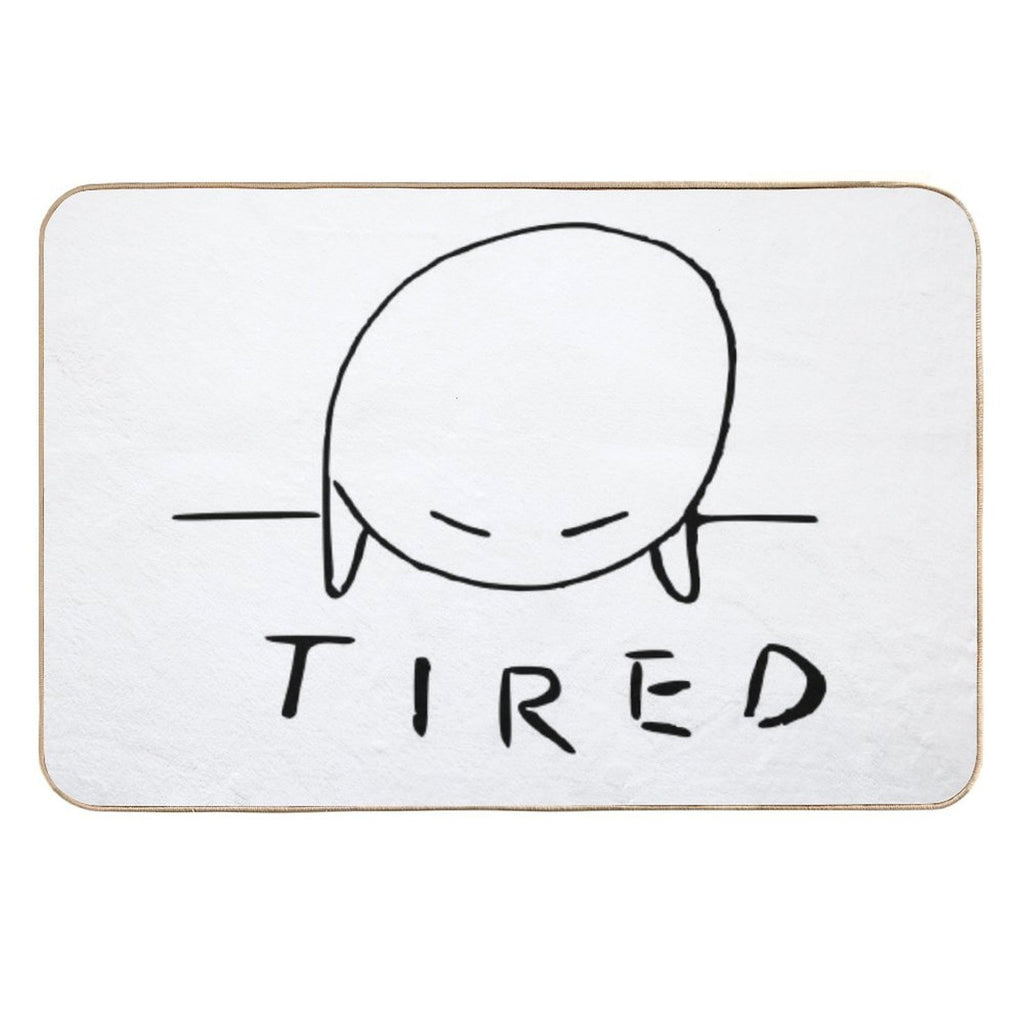 Tired  Dirt-Trapping Bath Mat