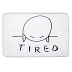 Tired  Dirt-Trapping Bath Mat