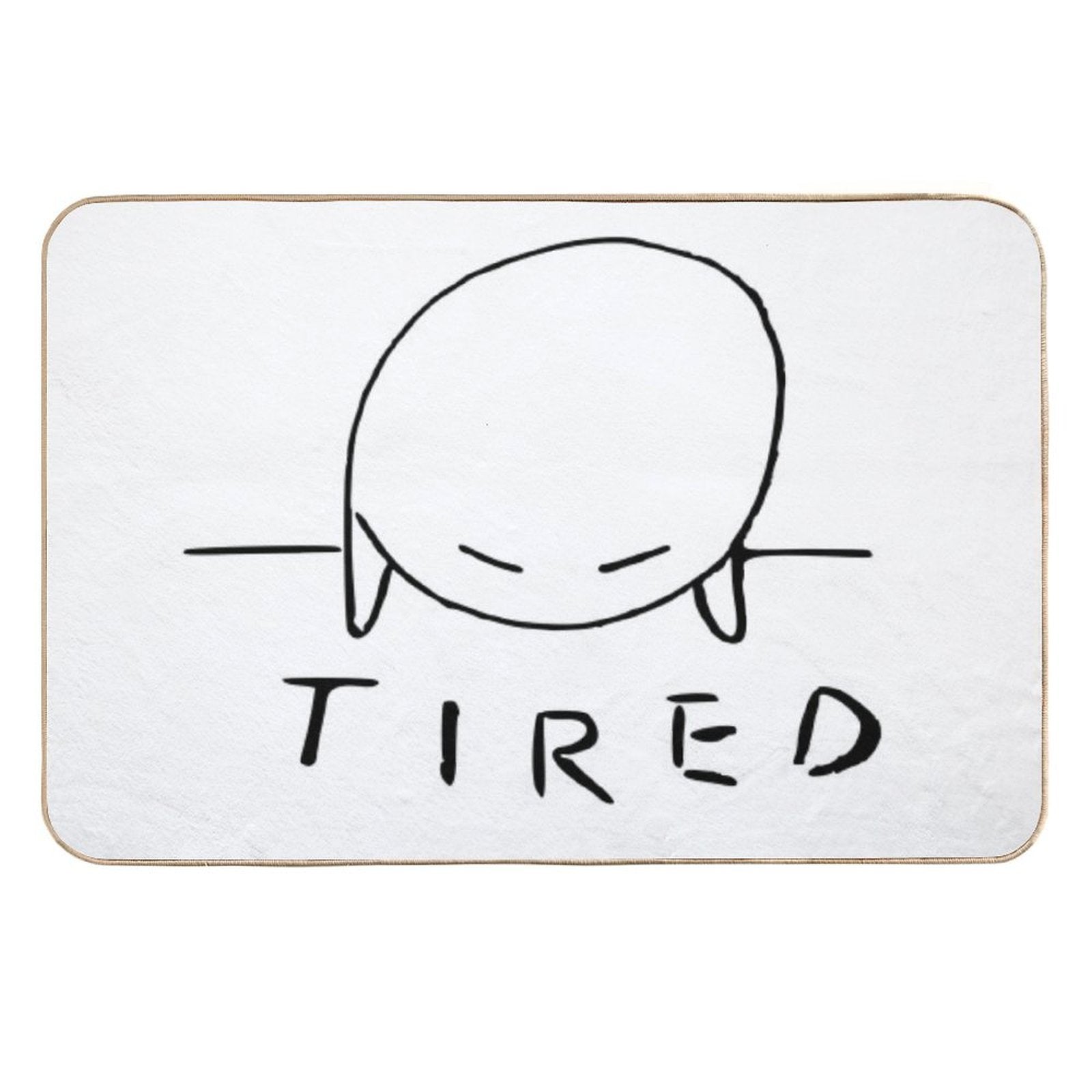 Tired  Dirt-Trapping Bath Mat