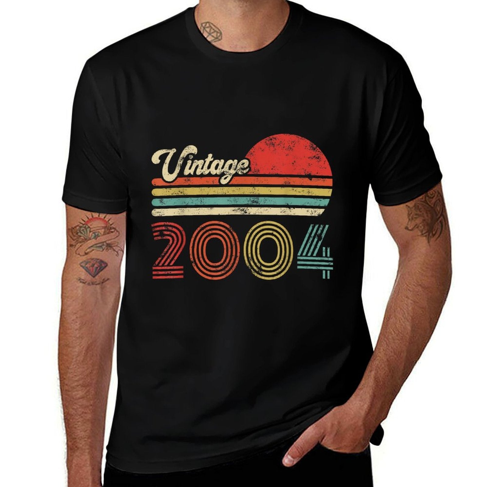 21 Year Old Birthday Vintage 2004 21st Birthday  Stretchy T-Shirt