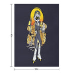 Murder Drones Retro Serial Designation N Shrink-resistant Throw Blanket