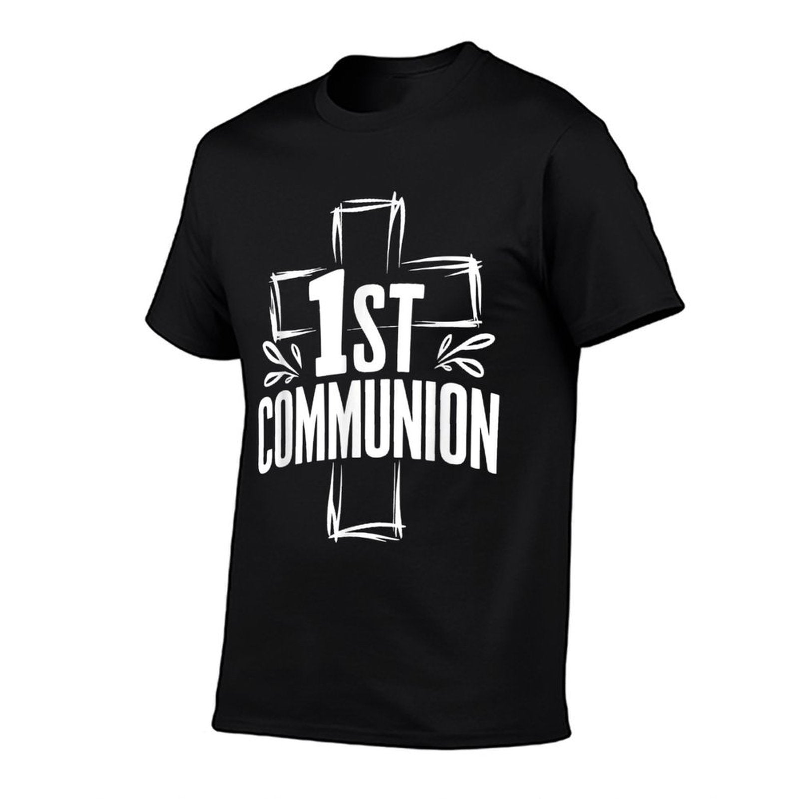 1st Communion  Rolled Sleeves T-Shirt