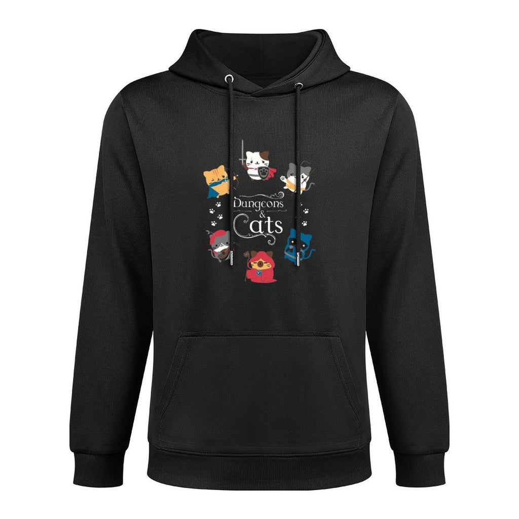 Dungeons And Cats Machine Washable Hoodie