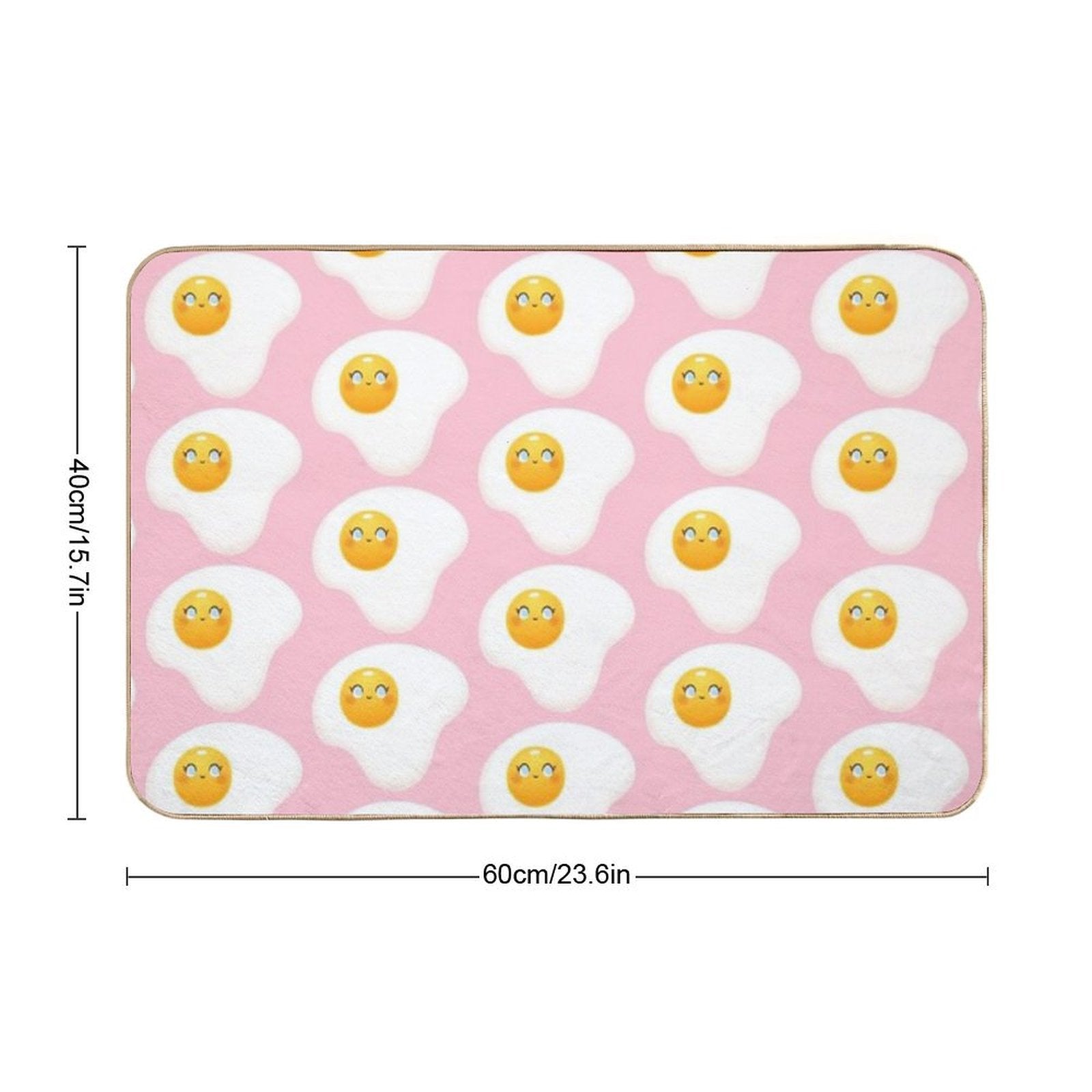 You're A Good Egg  Fade-Resistant Bath Mat