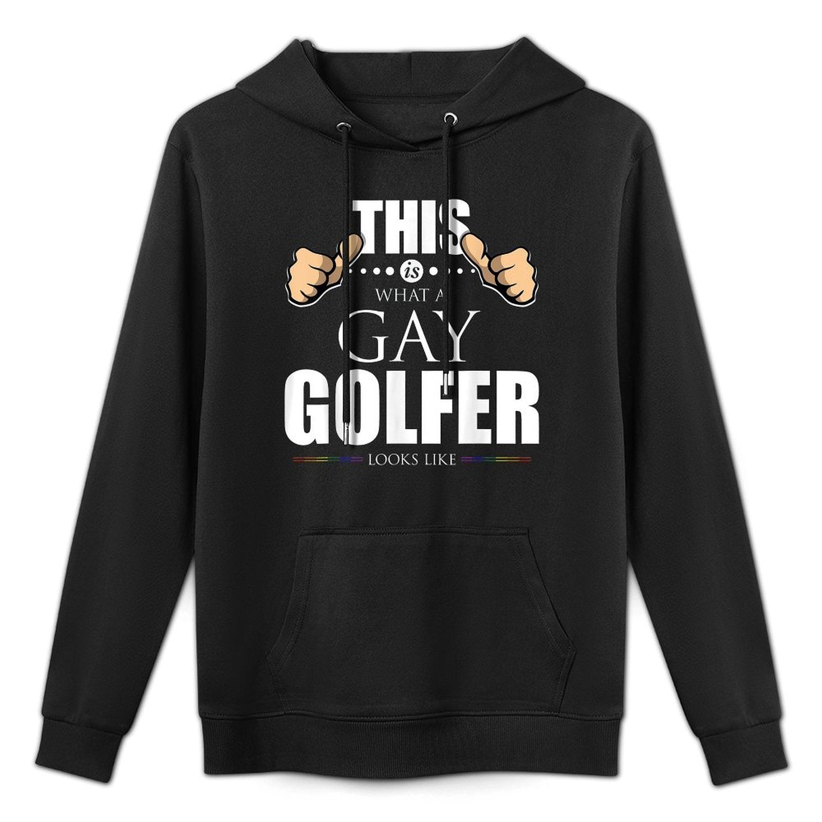 This Is What A Gay Golfer Looks Like LGBT Pride Medium-Weight Fabric Hoodie