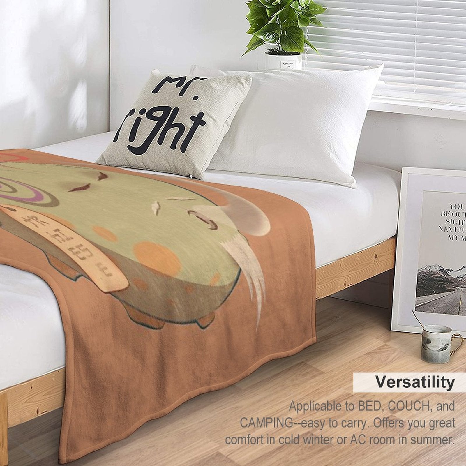 Moon Army #007 Moon Army Sensei Gift-ready Throw Blanket