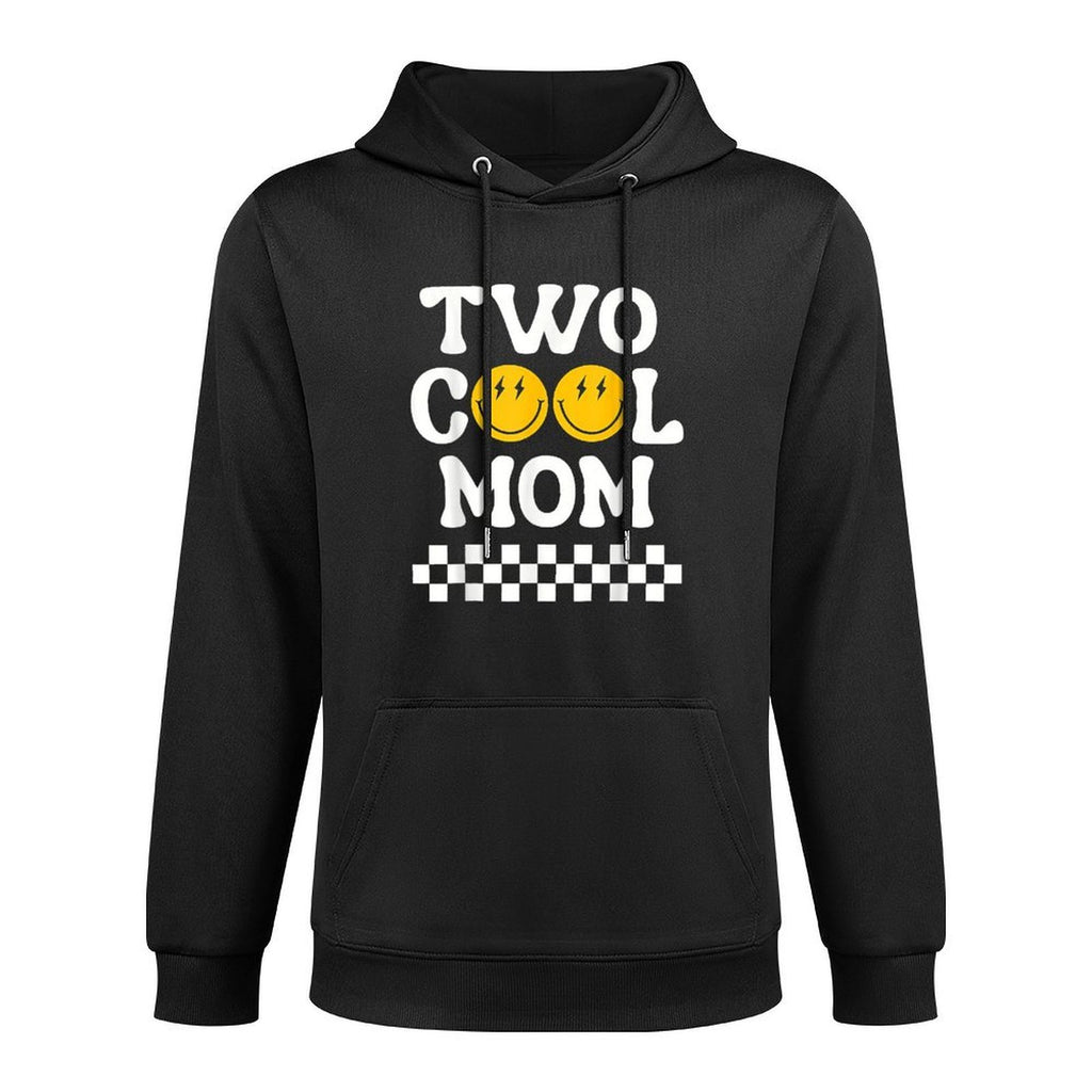 Two Cool Mom 2nd Birthday 2 Year Old Boy Second Bday Pilling-Resistant Hoodie