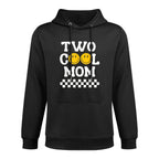 Two Cool Mom 2nd Birthday 2 Year Old Boy Second Bday Pilling-Resistant Hoodie