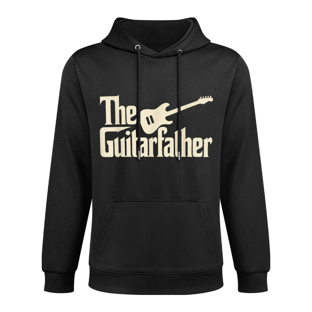 Fathers Day The Guitar-father Guitarist Dad Family Matching Breathable Fabric Hoodie
