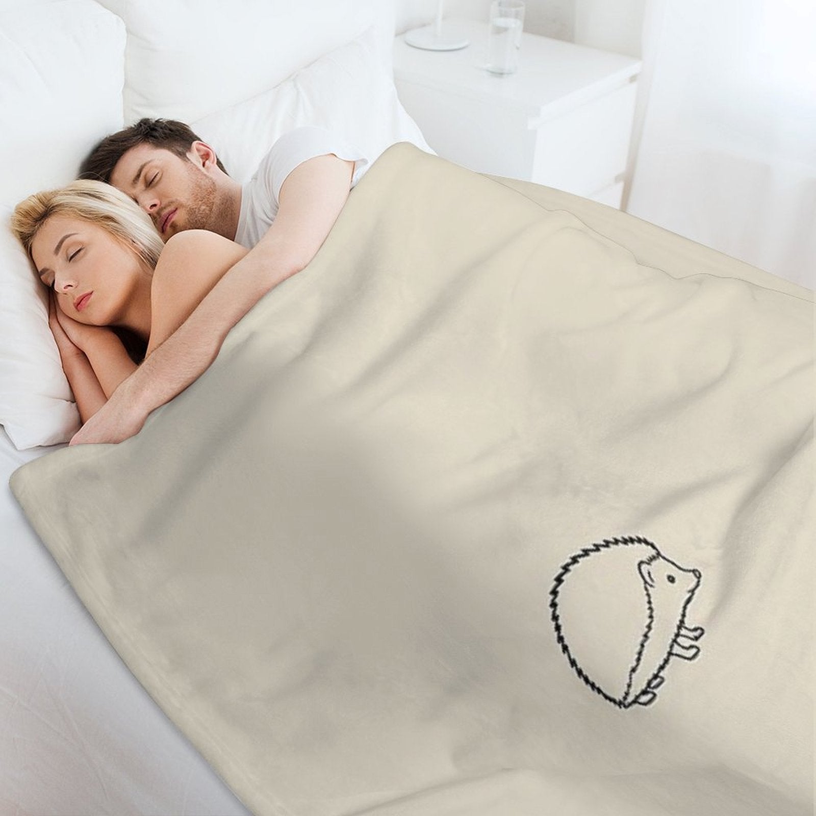 Softy Hedgehog Eco-conscious Throw Blanket