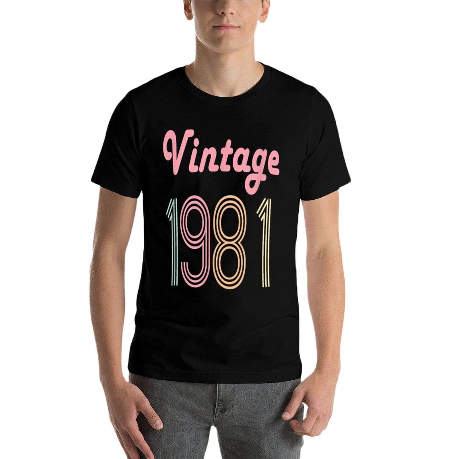 40th Birthday Gift for Her 40 Year Old Women Vintage 1981  Stretchy T-Shirt
