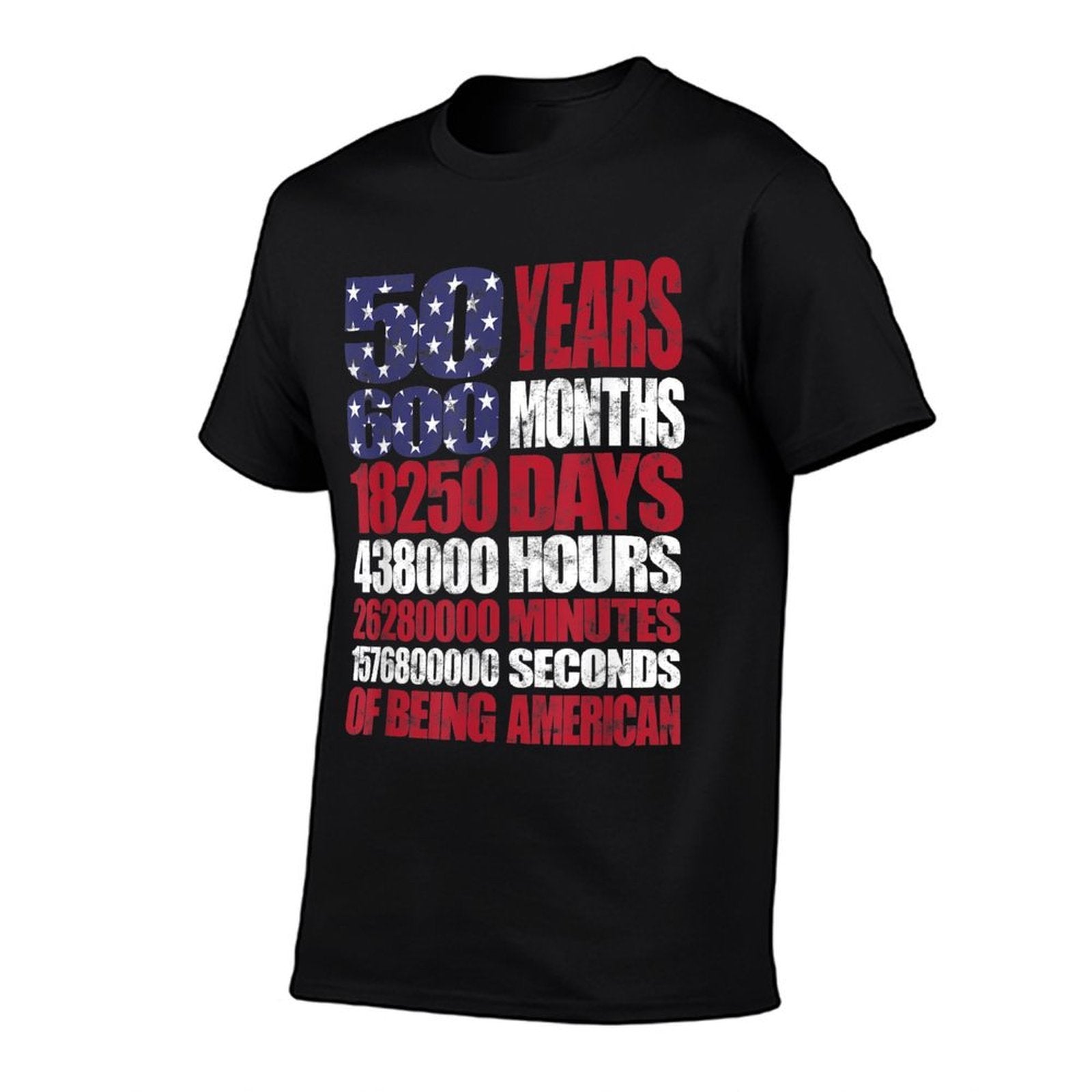 50 Years of Being American Usa Patriotic 50th Birthday Gift  Quick-drying T-Shirt