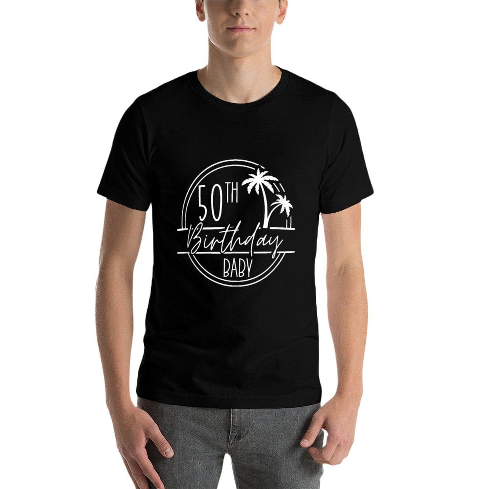 50th Birthday Crew And 50th Birthday Babe, Birthday Trip  Lightweight T-Shirt