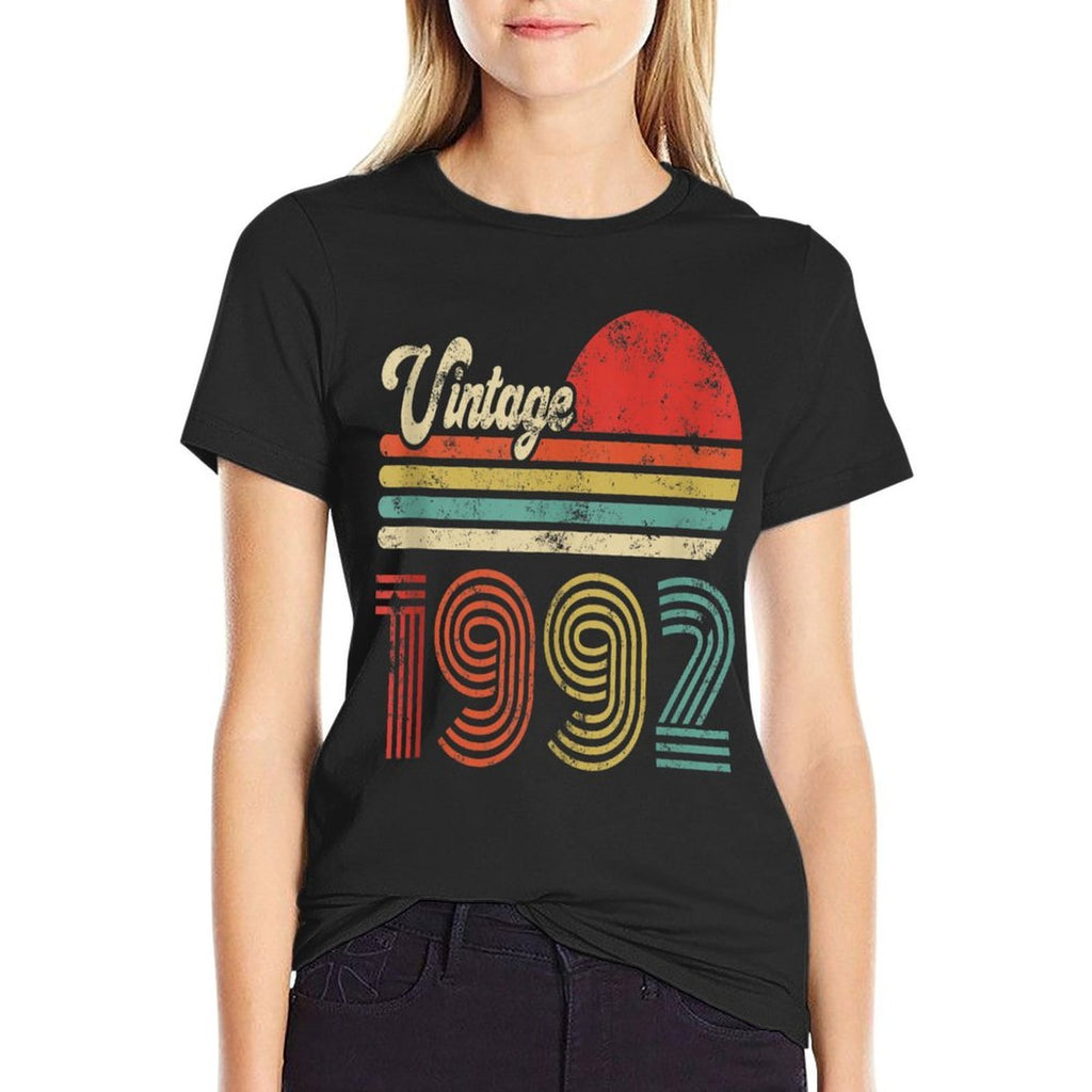 33 Year Old Birthday Vintage 1992 33rd Birthday  Polyester Blend T-Shirt