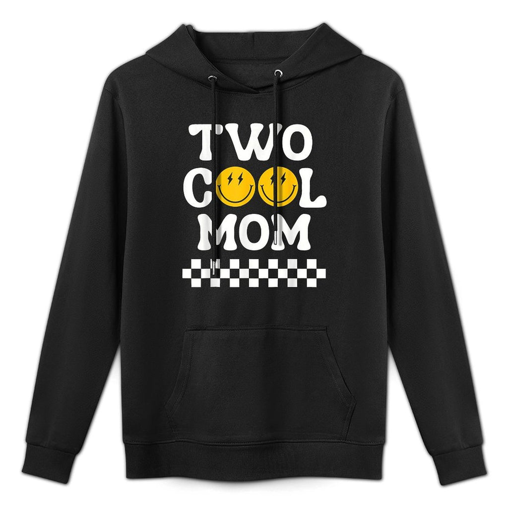 Two Cool Mom 2nd Birthday 2 Year Old Boy Second Bday Pilling-Resistant Hoodie