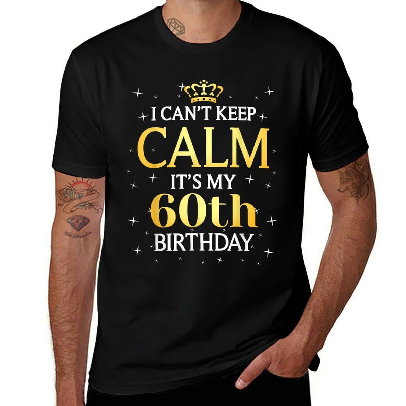 60 Year Old Men Women Birthday Gift It's My 60th Birthday  Polyester Blend T-Shirt