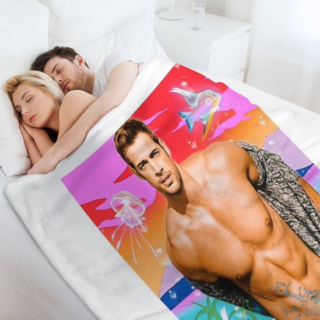 William Levy Shrink-resistant Throw Blanket