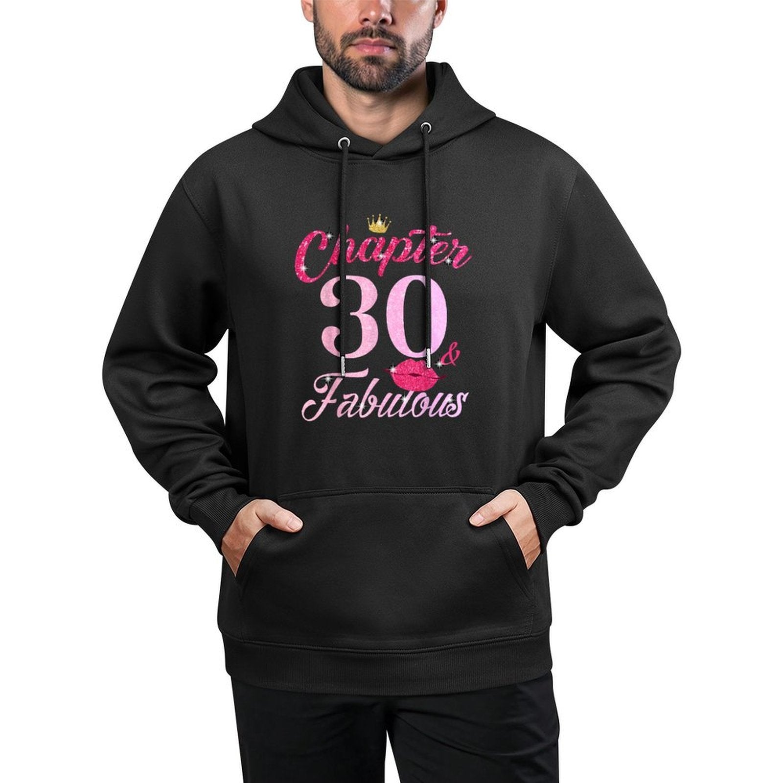30 Year Old Birthday Lips Chapter 30th B-Day Fabulous Group Unisex Design Hoodie