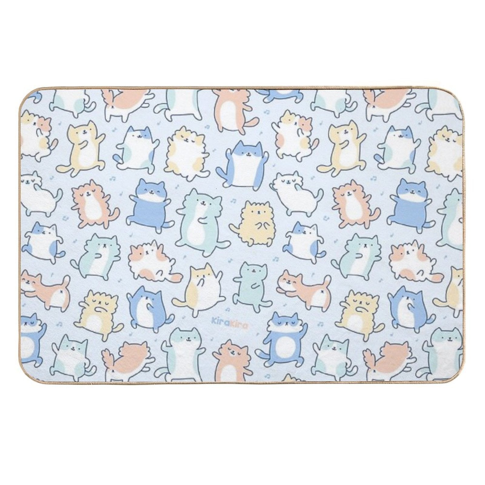 Kitty Dance Off!  Absorbent Bath Mat
