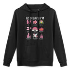 Christian God Say I Am Princess Cute Jesusn Girl Toddler Colorfast Hoodie