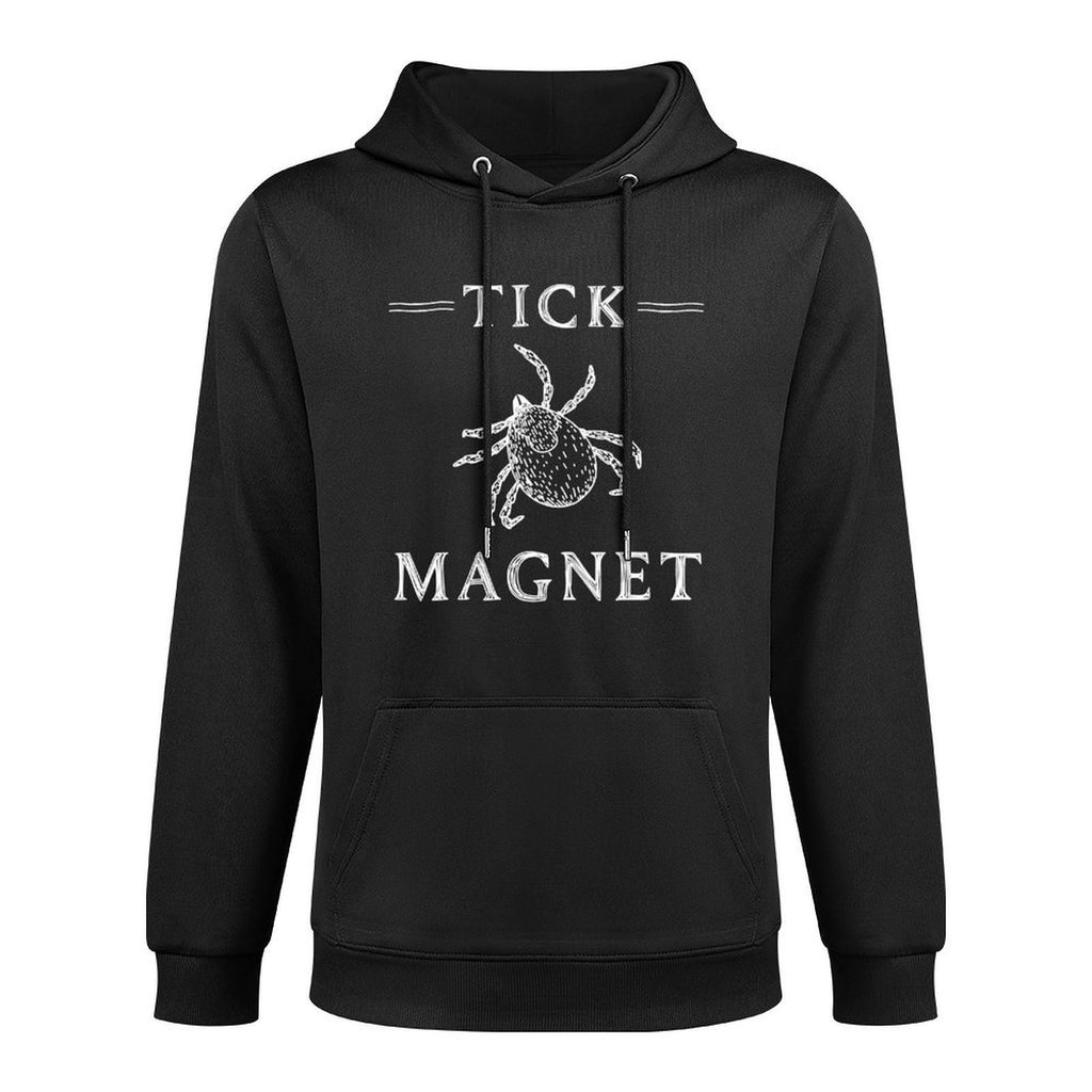 Tick Magnet Funny Hiking Camping Outdoor Bug Tick Magnet Versatile Streetwear Hoodie