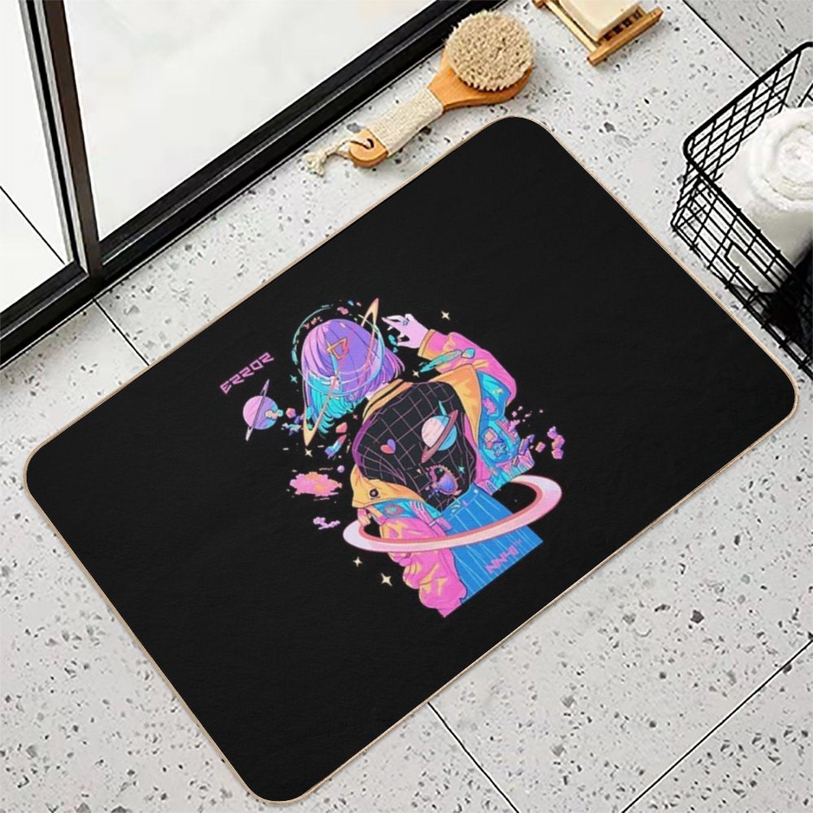 Error_001 Durable Bath Mat