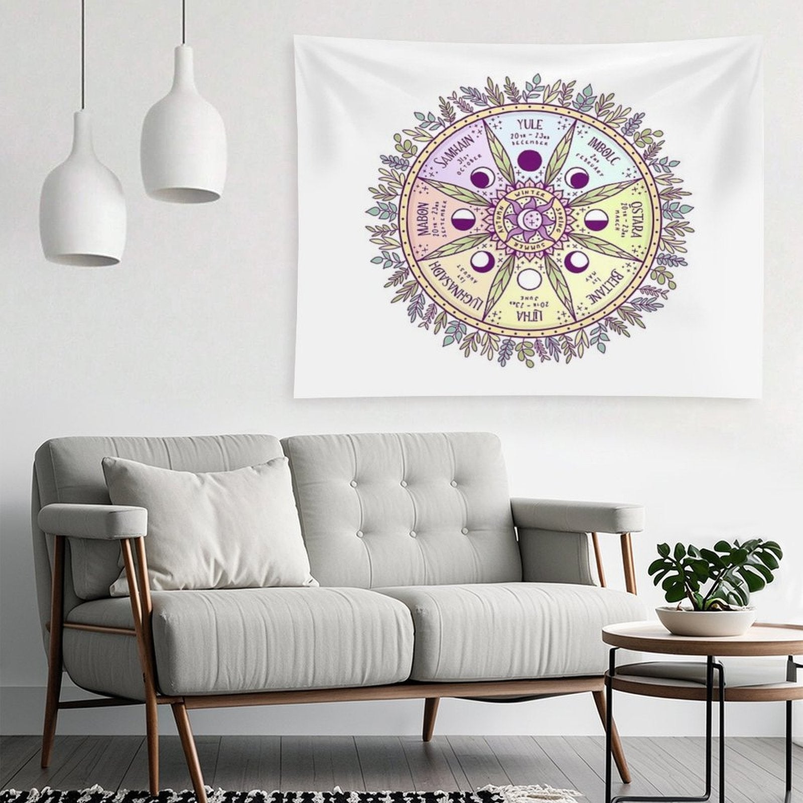 Wheel of The Year Tapestry