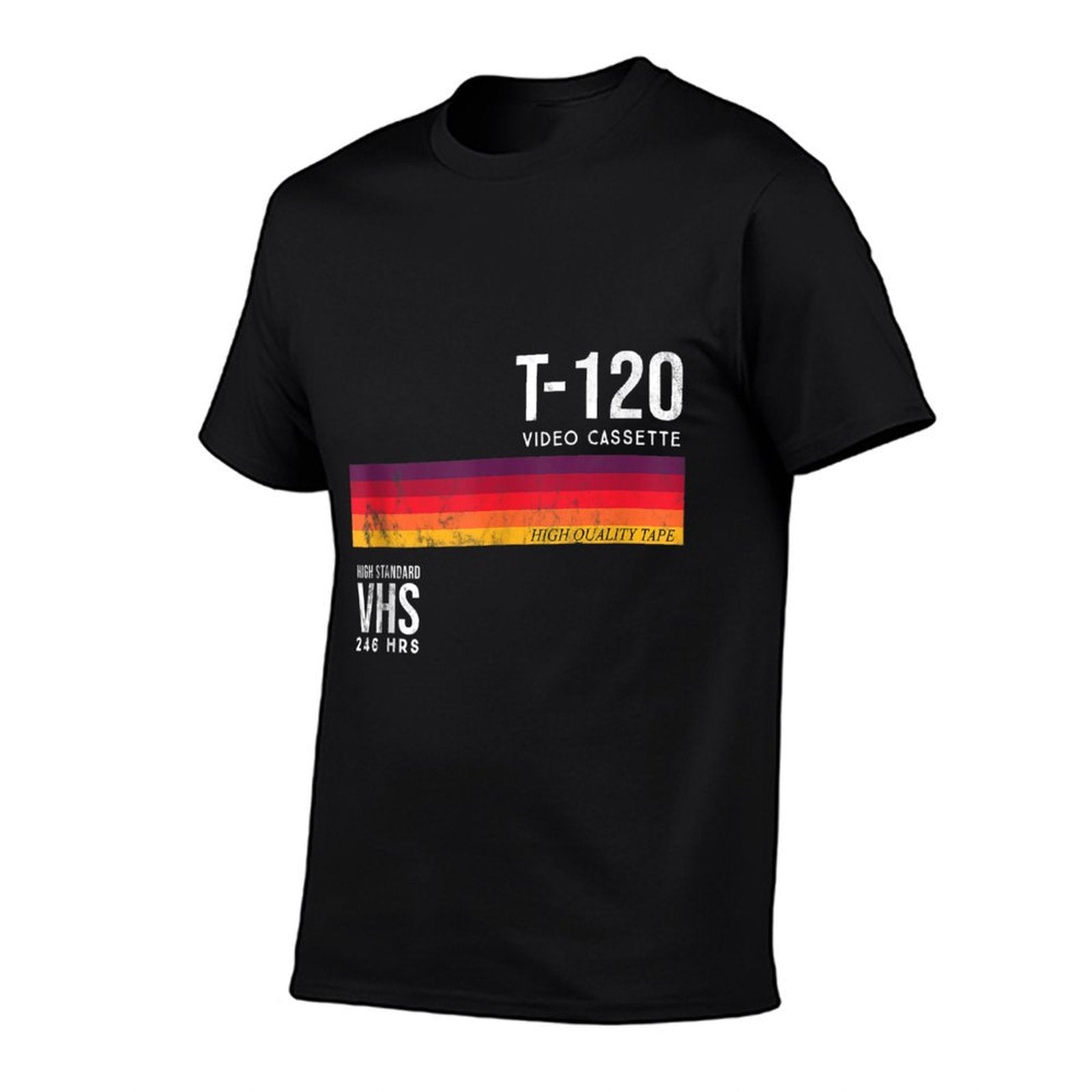 Vintage 80s Video Cassette Tape VHS  Graphic-printed T-Shirt