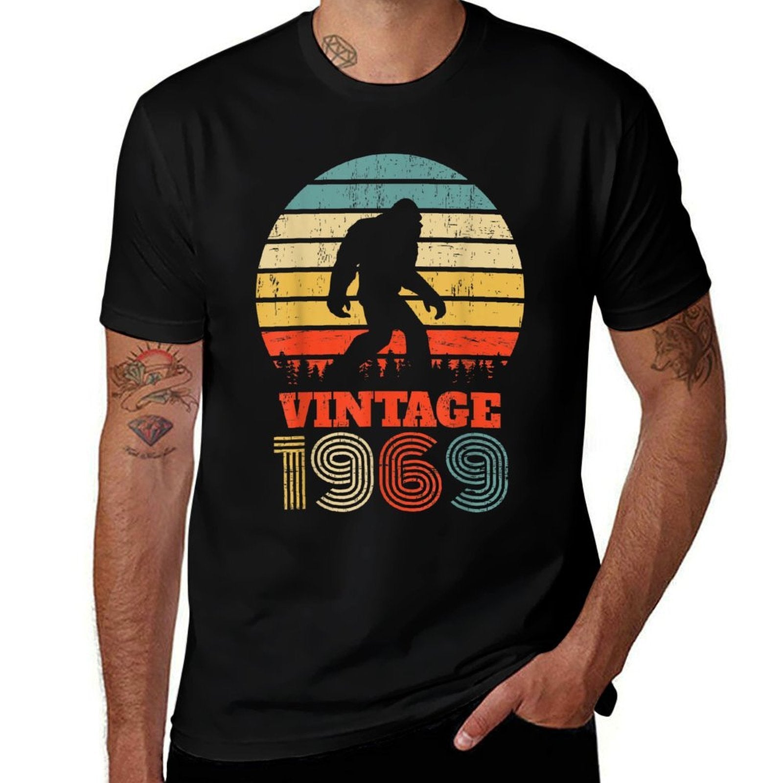 50 Years Old 1969 Vintage 50th Birthday Bigfoot  Quick-drying T-Shirt