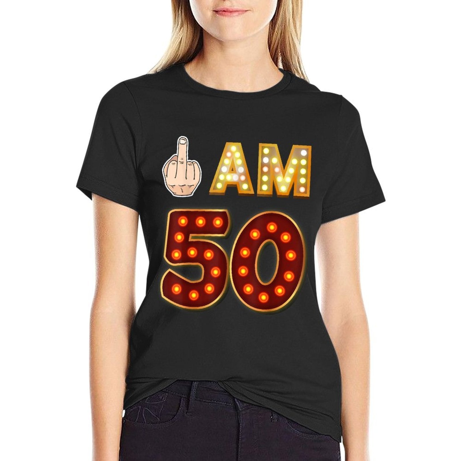 50TH BIRTHDAY T Vintage Retro Style  Graphic-printed T-Shirt
