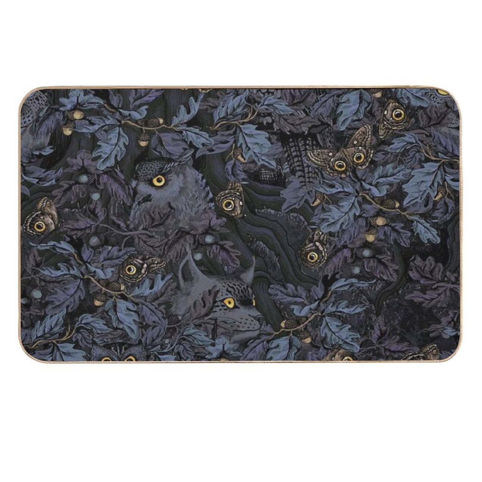 Fit In (moonlight Blue)  Easy Maintenance Bath Mat