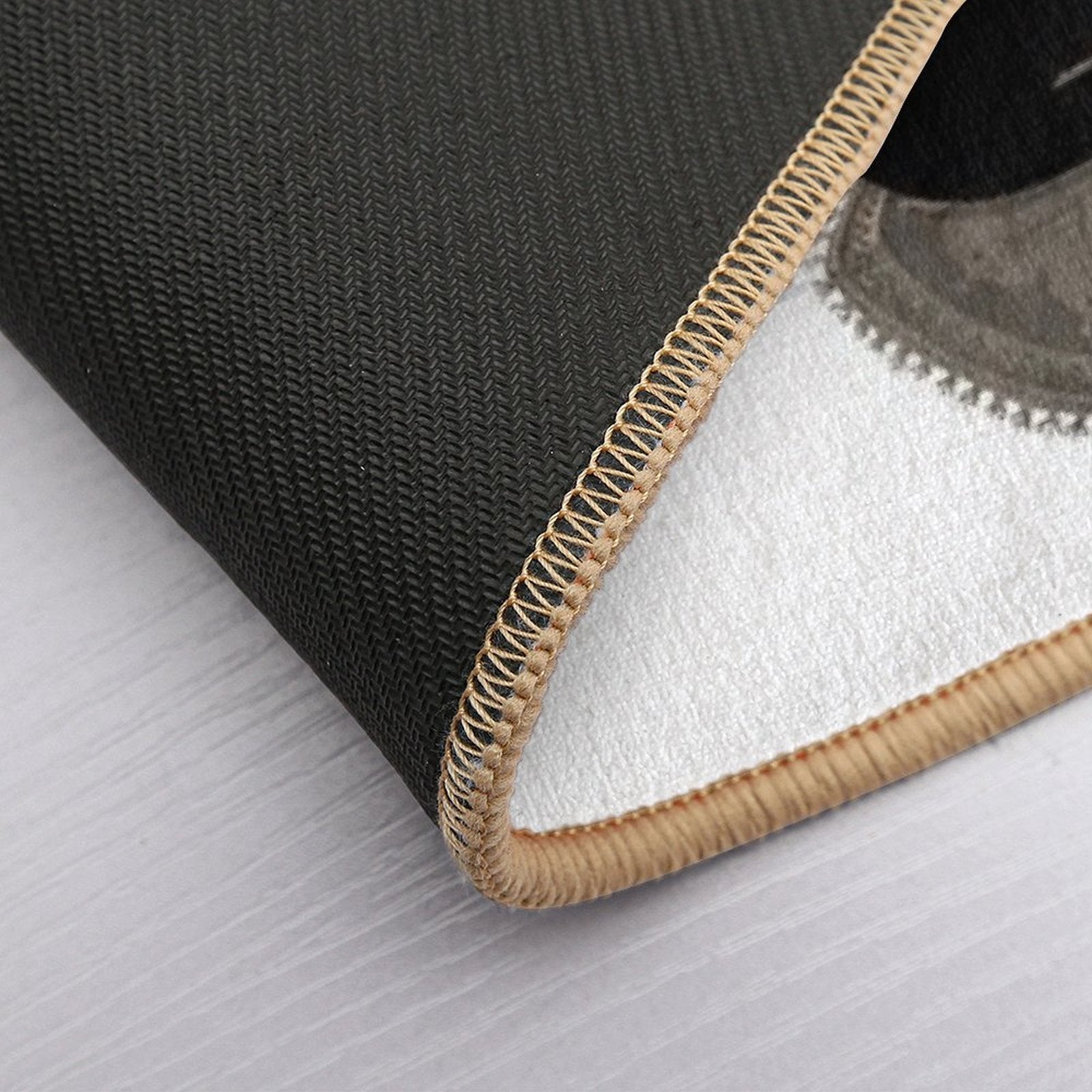 Rainy Day Cats (on White)  Anti-Trip Bath Mat