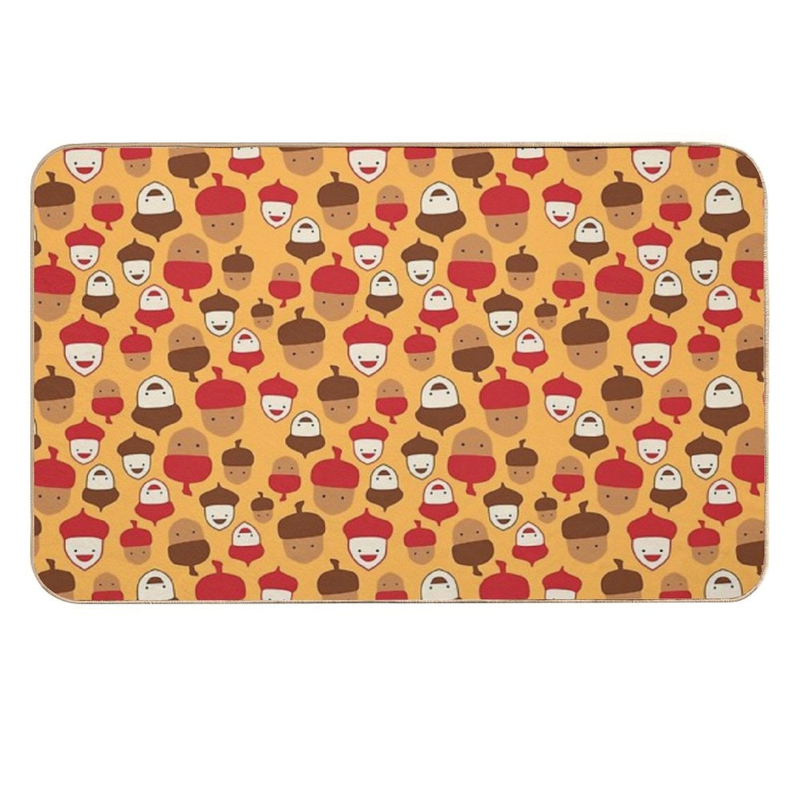 The Mighty Acorns II  Fade-Resistant Bath Mat