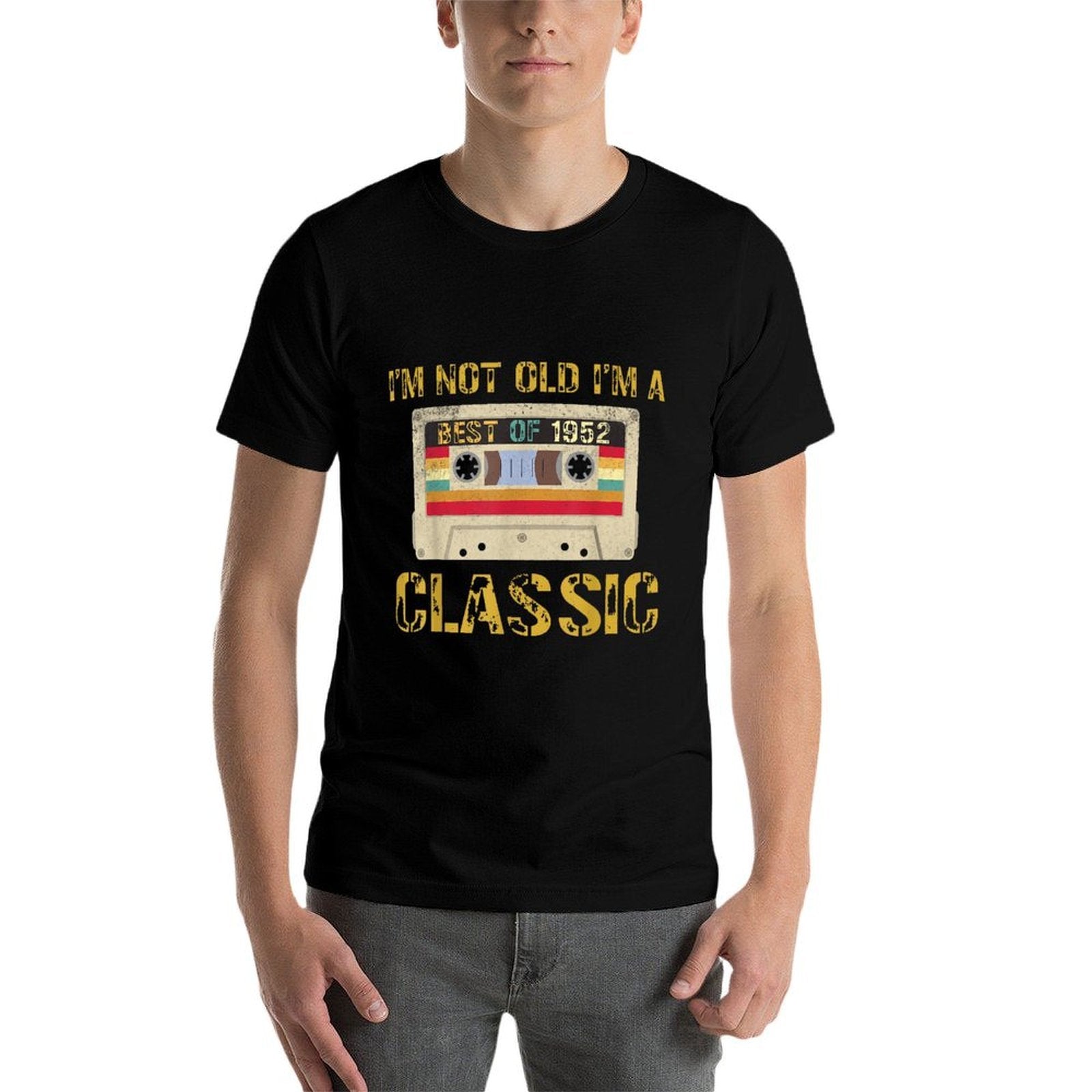 70 Birthday Decorations Men Best of 1952 BDay 70th Birthday  Vintage-inspired T-Shirt