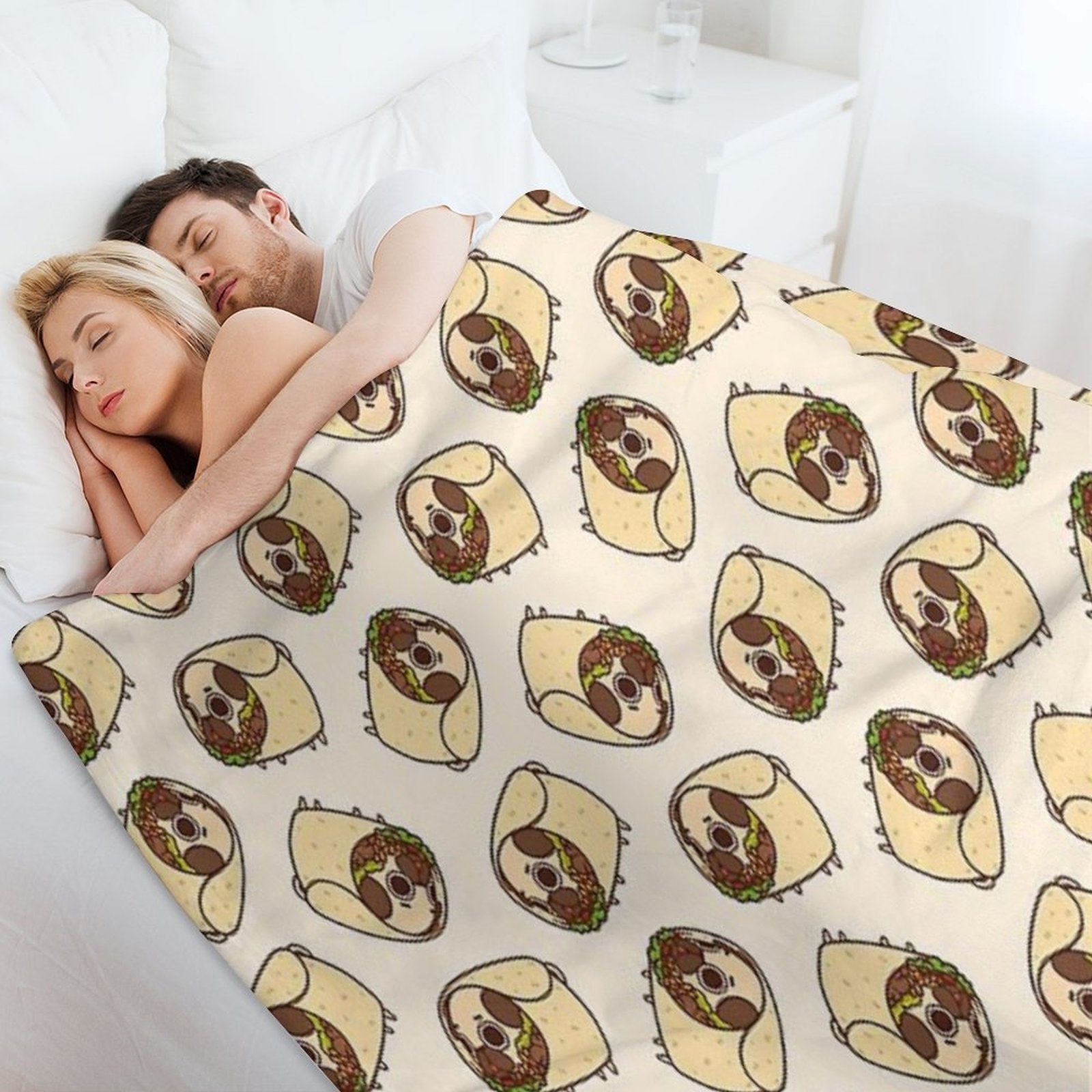 Burrito Puglie Anti-pilling Throw Blanket