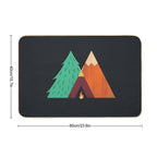 Camping Adventure  Absorbent Bath Mat