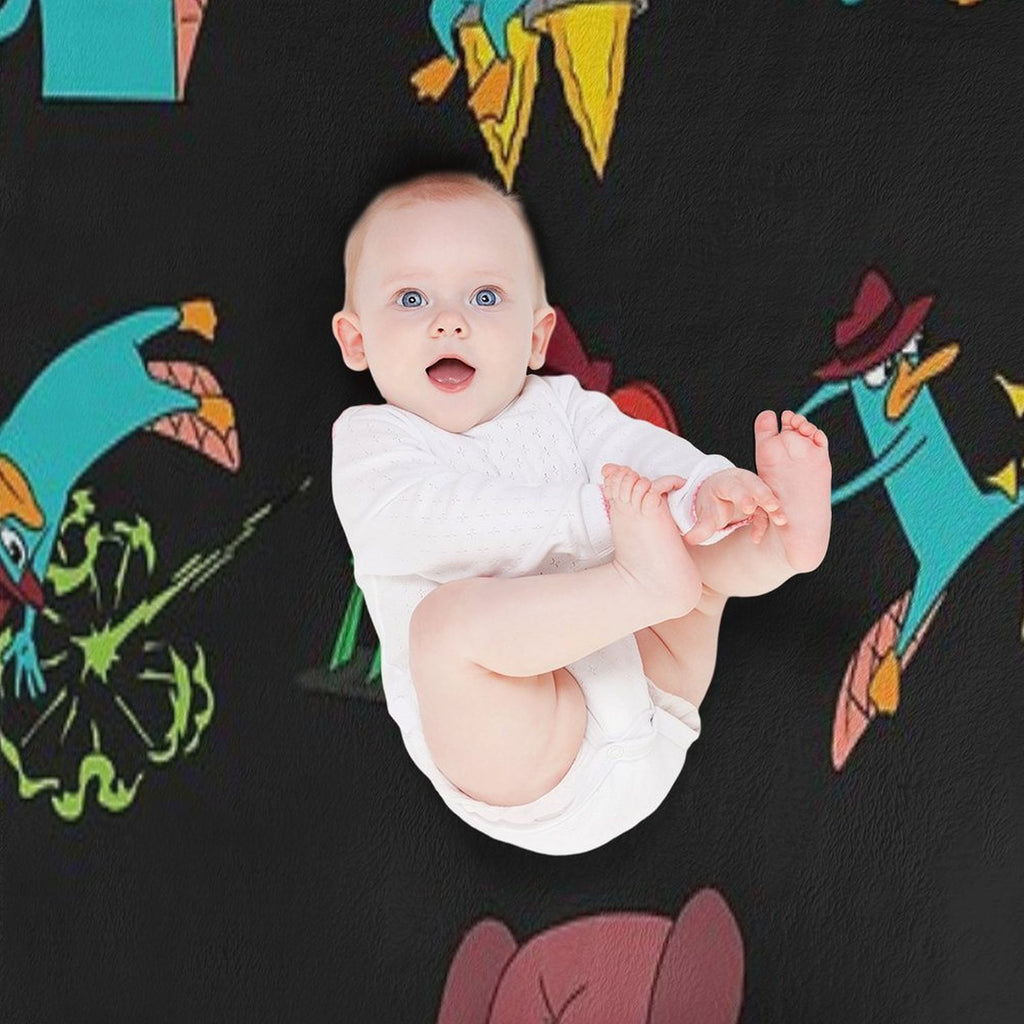 You Can Call Him Agent P Velvety-soft Throw Blanket