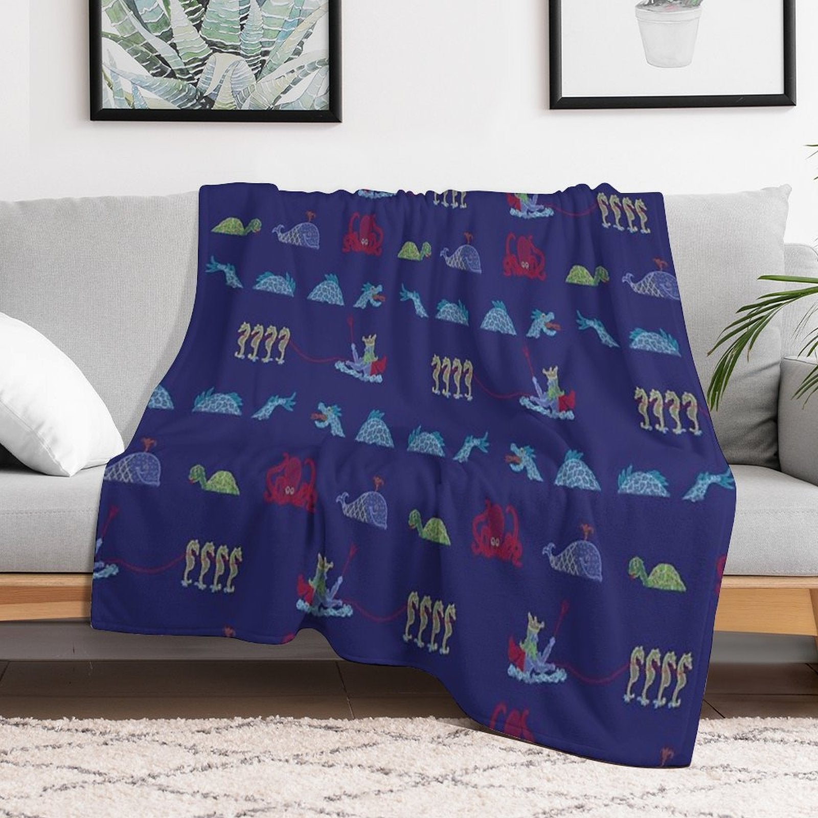 Electrical Water Pageant Eco-conscious Throw Blanket