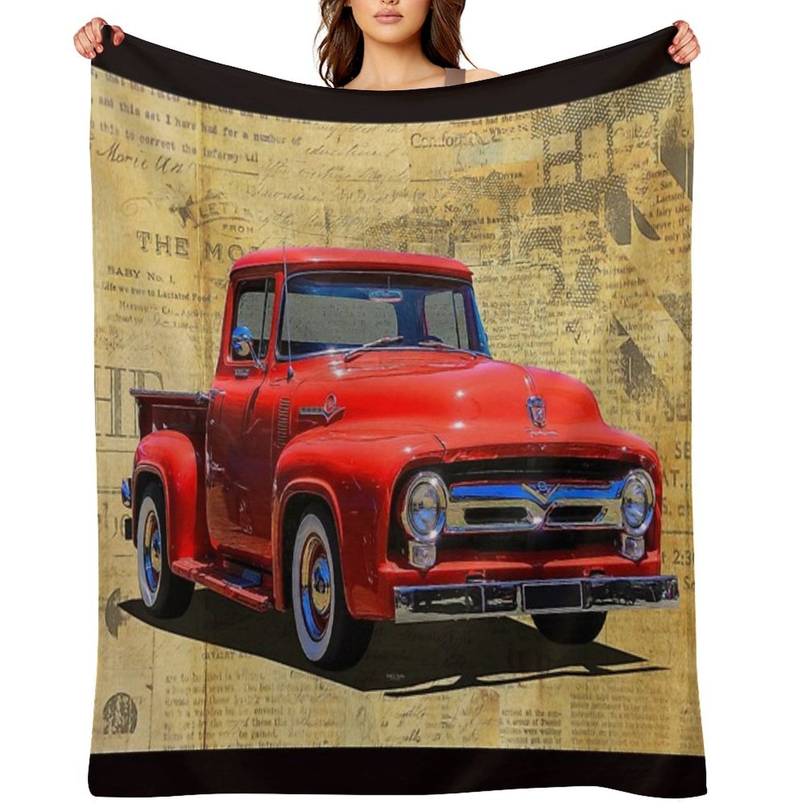 56 Pickup Machine-washable Throw Blanket