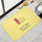 Wurst Käse Scenario – Funny German Food Pun  Toxin-Free Bath Mat