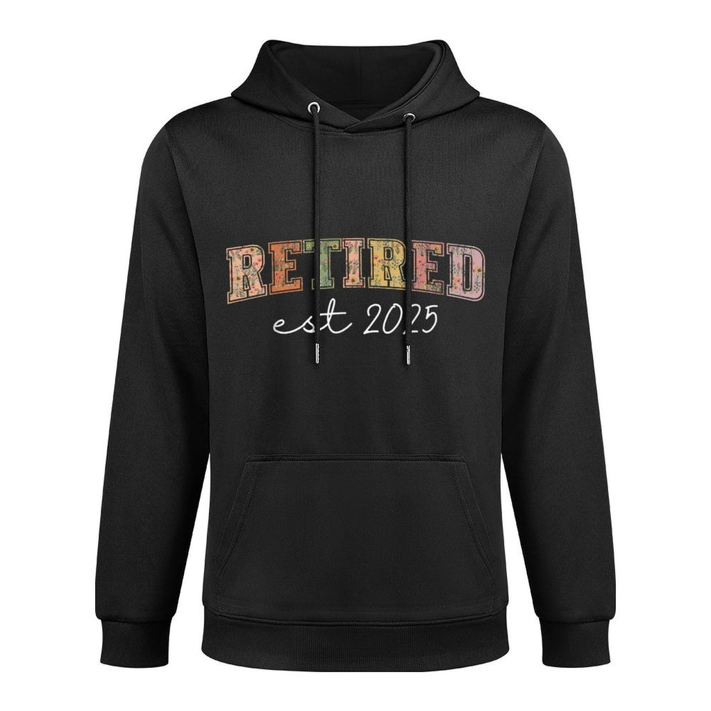 Retired 2025 Funny Retirements For Women 2025 Wildflower Machine Washable Hoodie