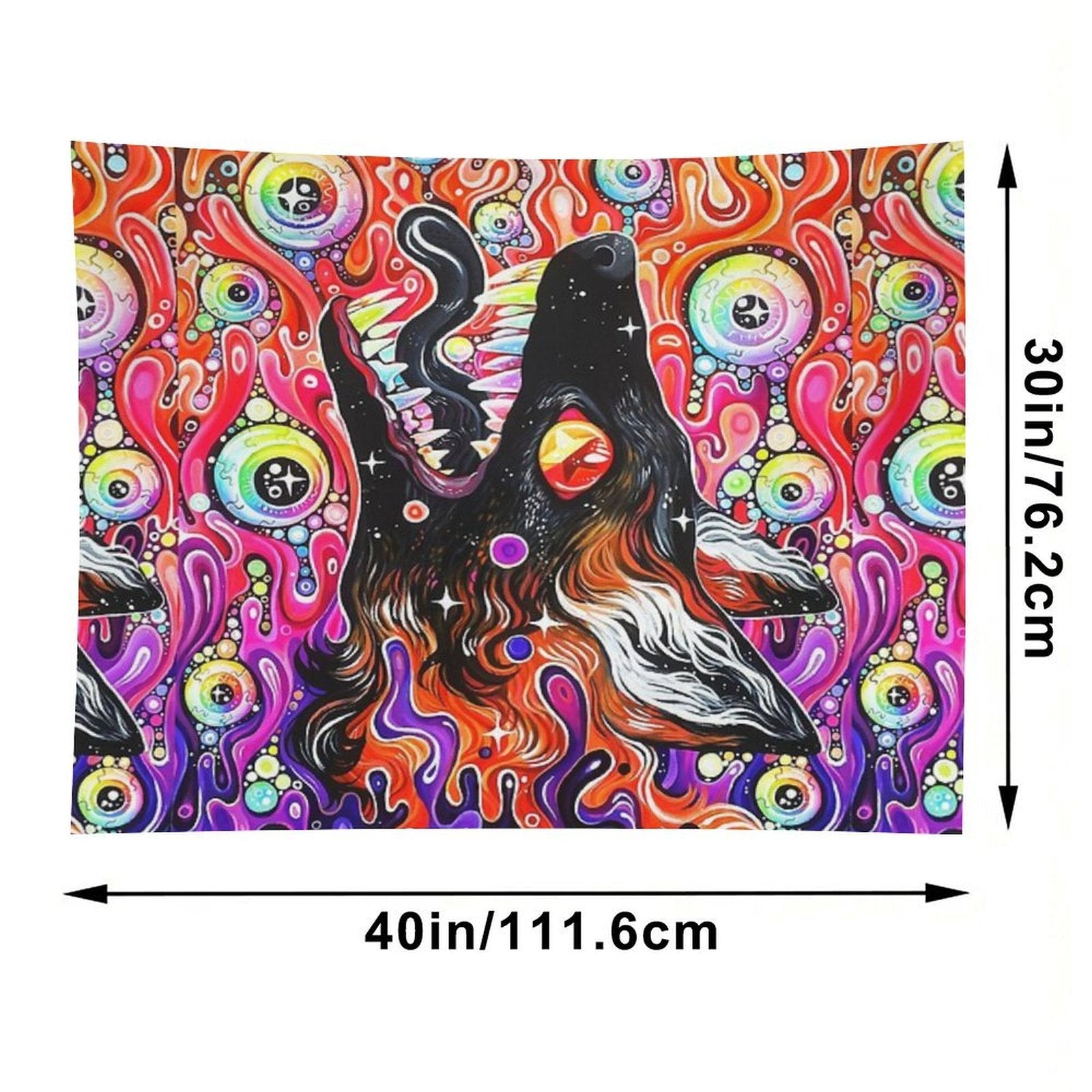 GlitterFox Tapestry