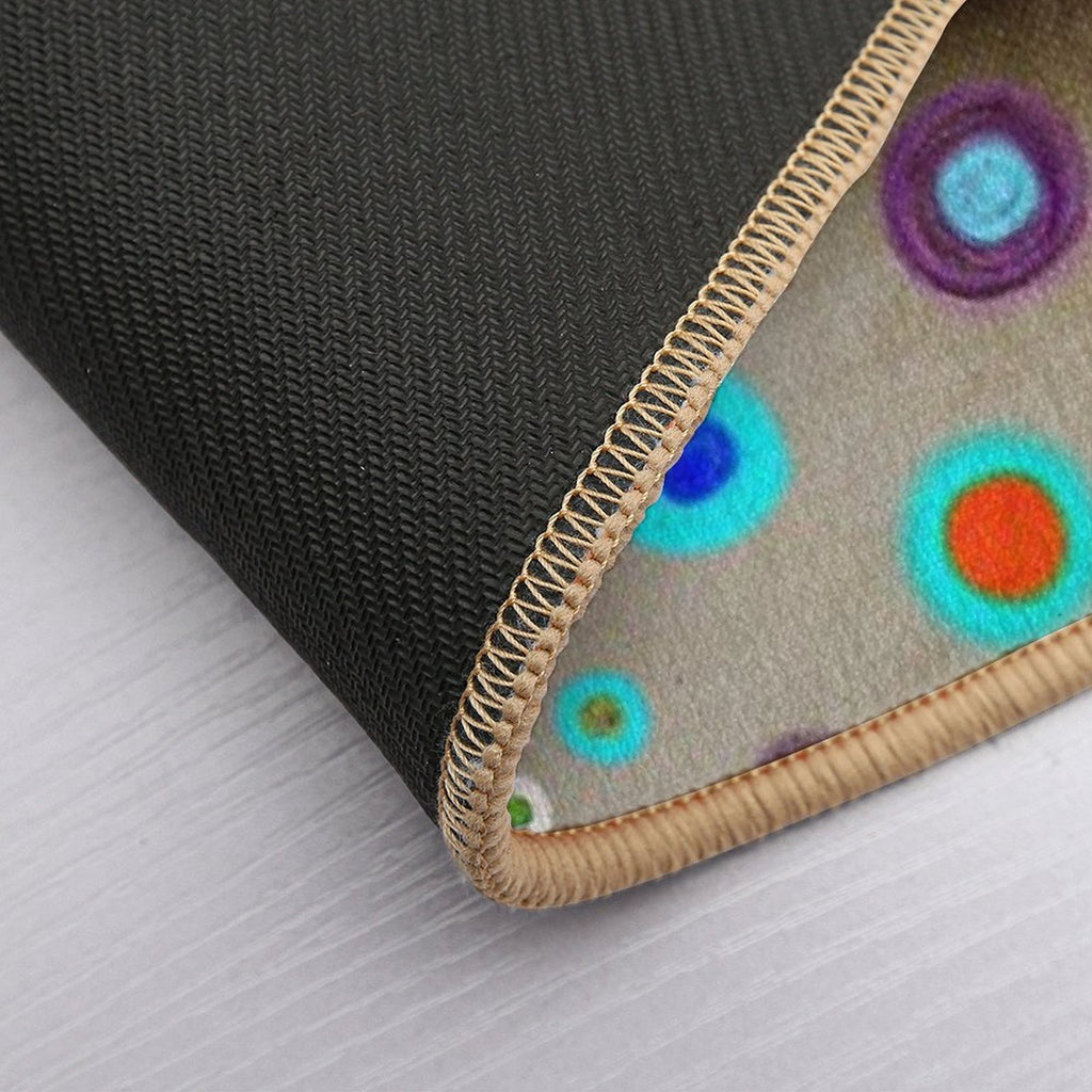 Poppies Colorful Snow Landscape  Odorless Bath Mat