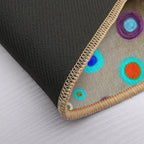 Poppies Colorful Snow Landscape  Odorless Bath Mat