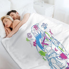 Jinx Arcane Powder Graphic Easy Care Throw Blanket