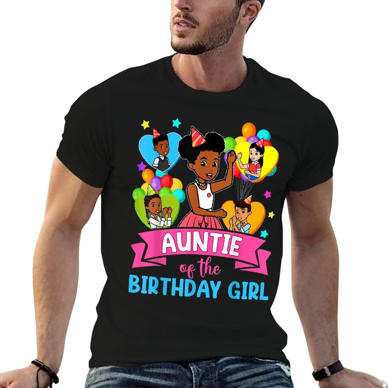 Auntie Gracie's Corner Birthday Dolls Cute Party Gift  Stretchy T-Shirt
