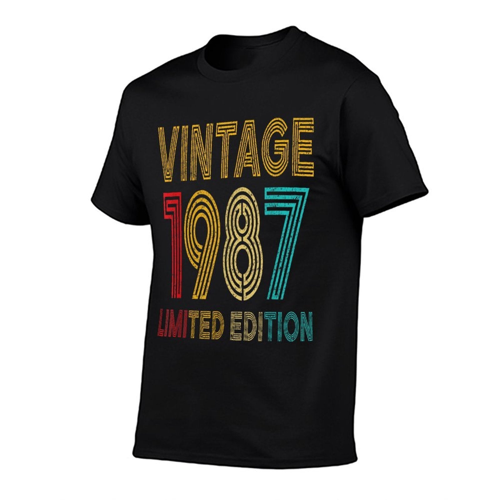 35 Years Old Vintage 1987 Limited Edition 35th Birthday  Fade-proof Color T-Shirt