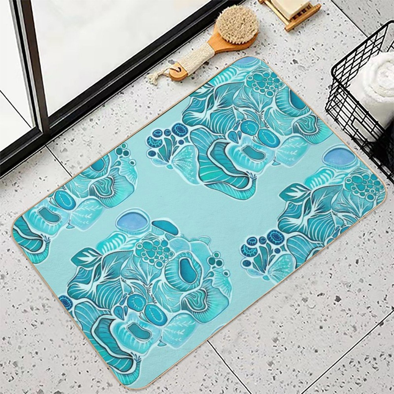 Undulate  Odorless Bath Mat